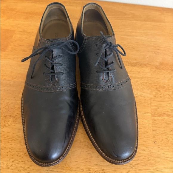 Cole Haan Williams Casual Saddle Men\'s Size 8.5 Black Lace up Oxfords C14389 main image 4